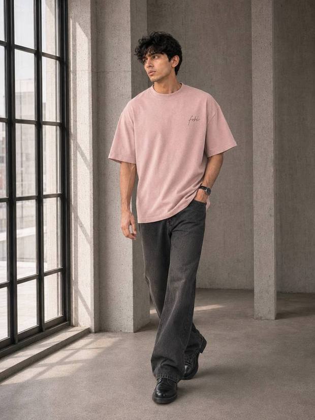 Signature Tee in Light Nude